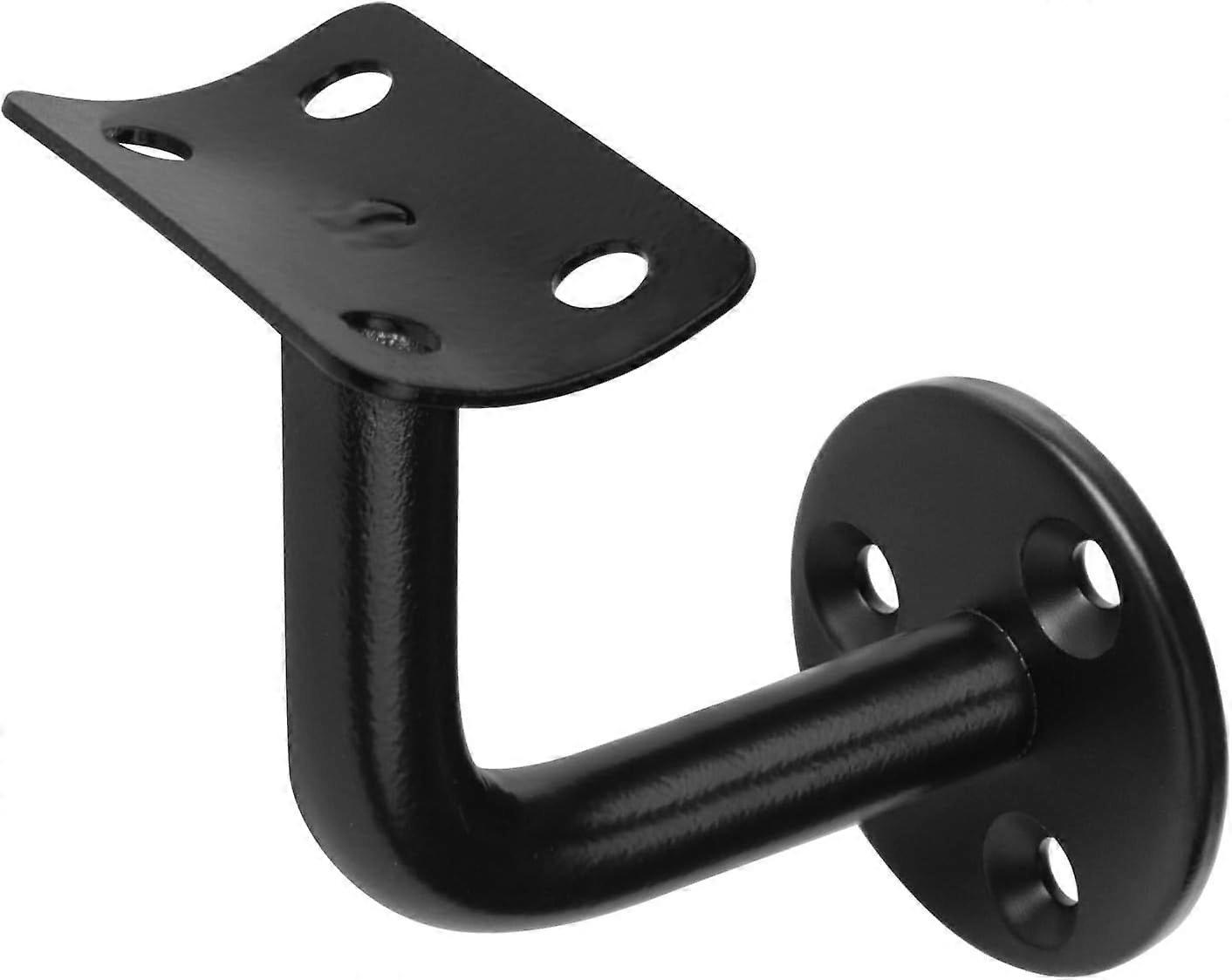 SeraphinaT 10 Pack Black Wall Mount Staircase Handrail Bracket for 2" OD Round