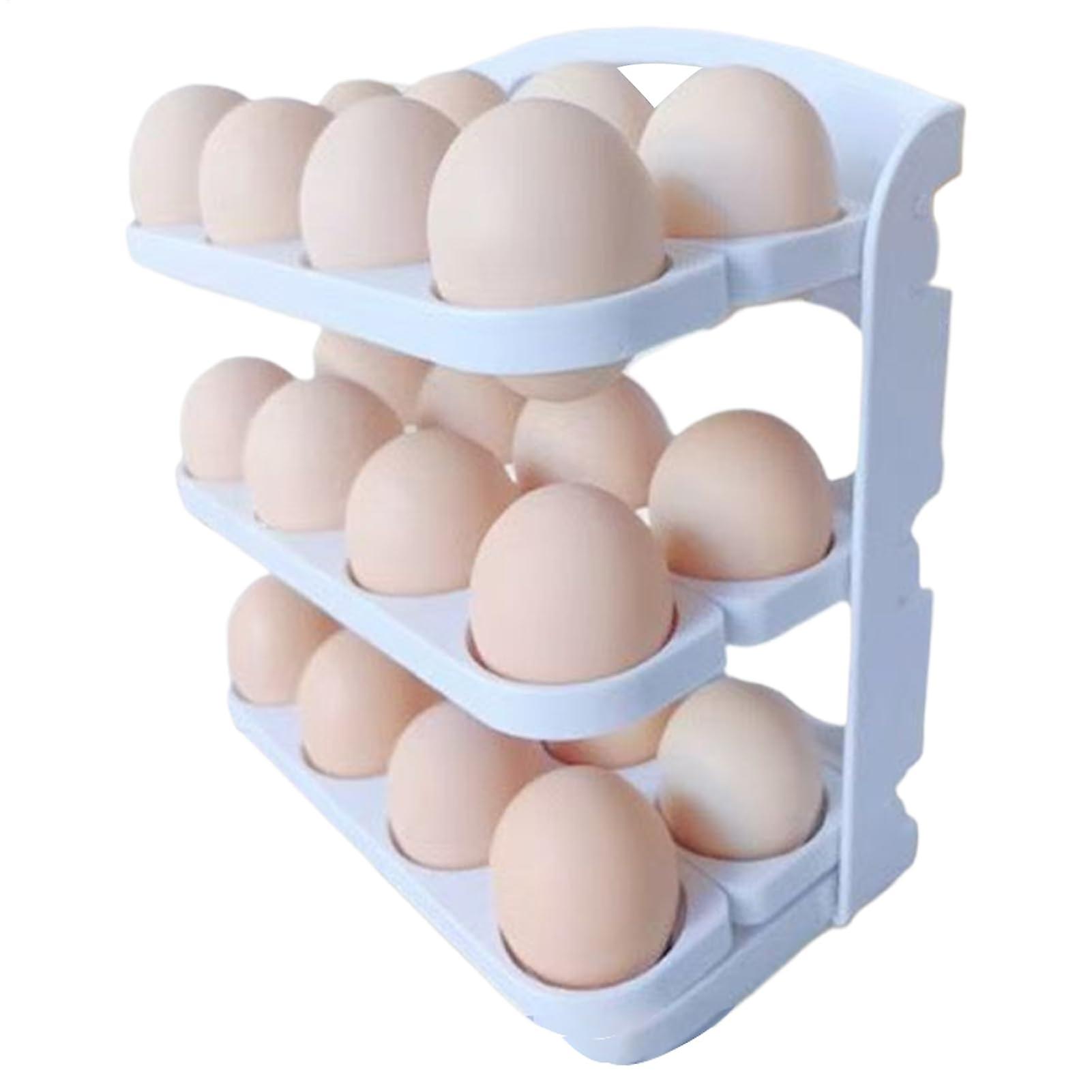 Fridge Organizer Egg Holder Multilayer Egg Storage Rack For Refrigerator For RV Pantry Kitchen Dormitory