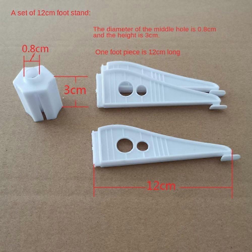 Christmas Tree Stand Base, WHITE 12CM, Compatible with Artificial Trees, Reliable Plastic Detachable Triangle Legs Xmas Tree Holder