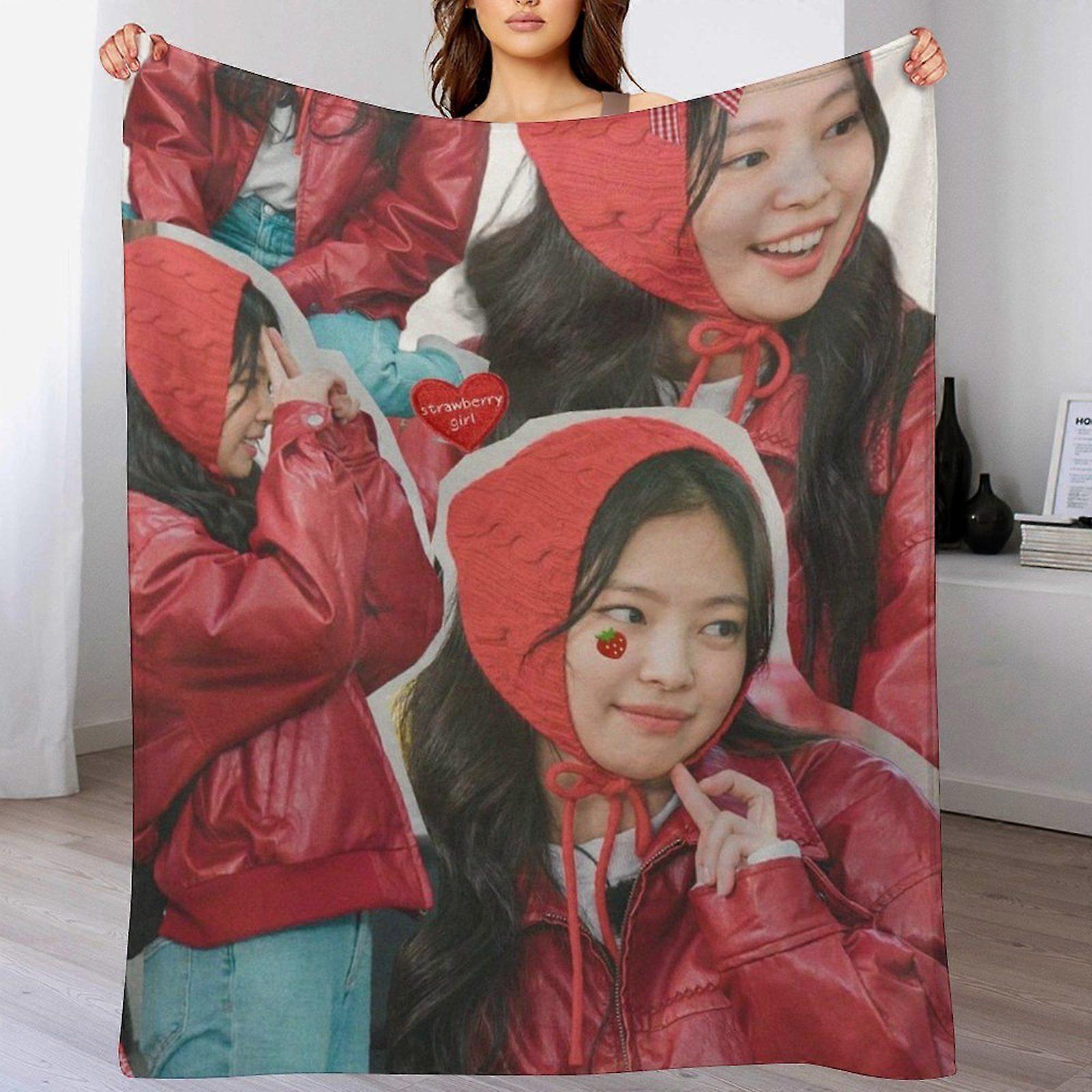 Jennie Mjuk Hypoallergen Filt för Lounge Vinterresor Sammet Vikbar Ingen Fjällrev