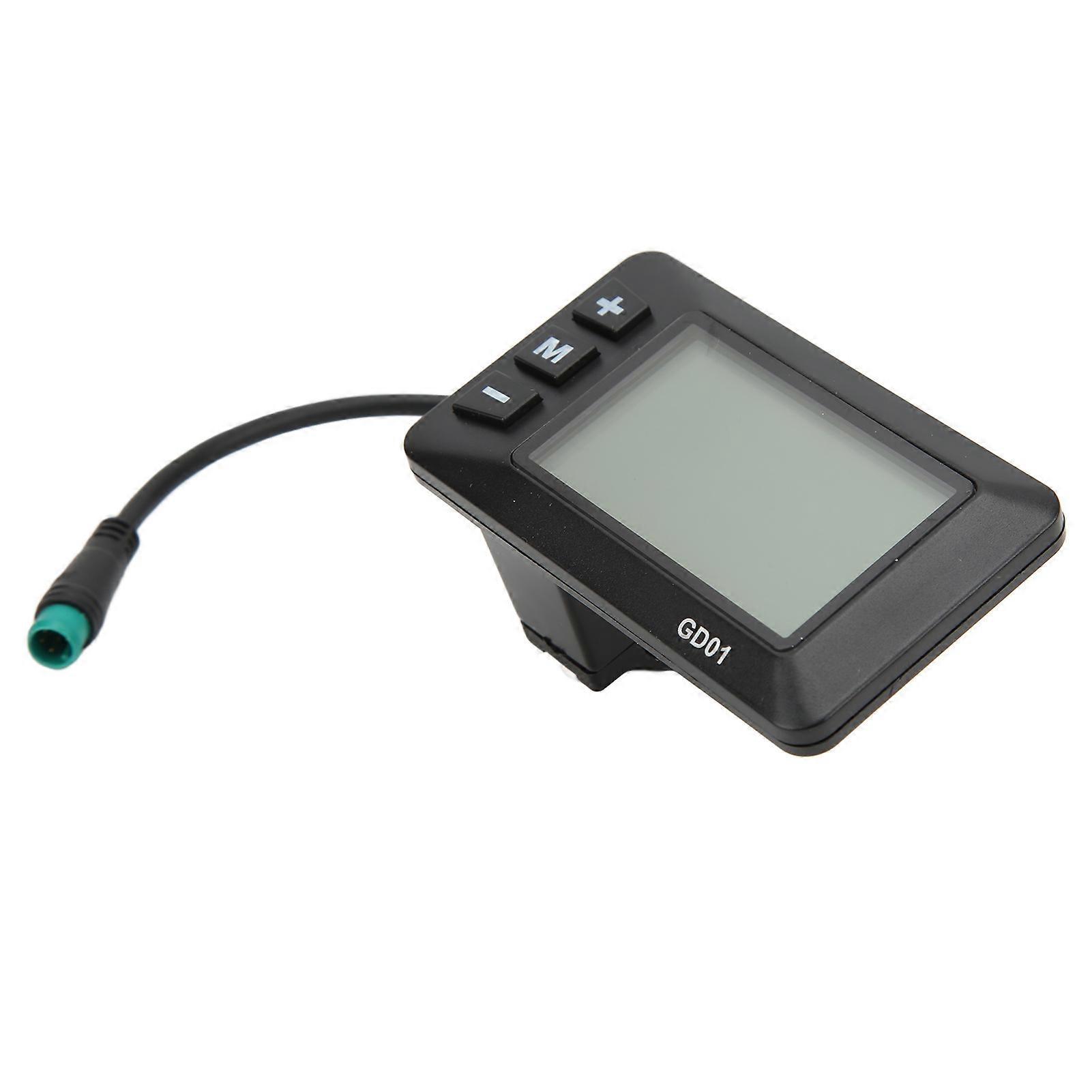 Electric Bicycle Display 36V 48V LCD GD01 Display 5 Pin Waterproof Plug for 22.2mm Handlebar