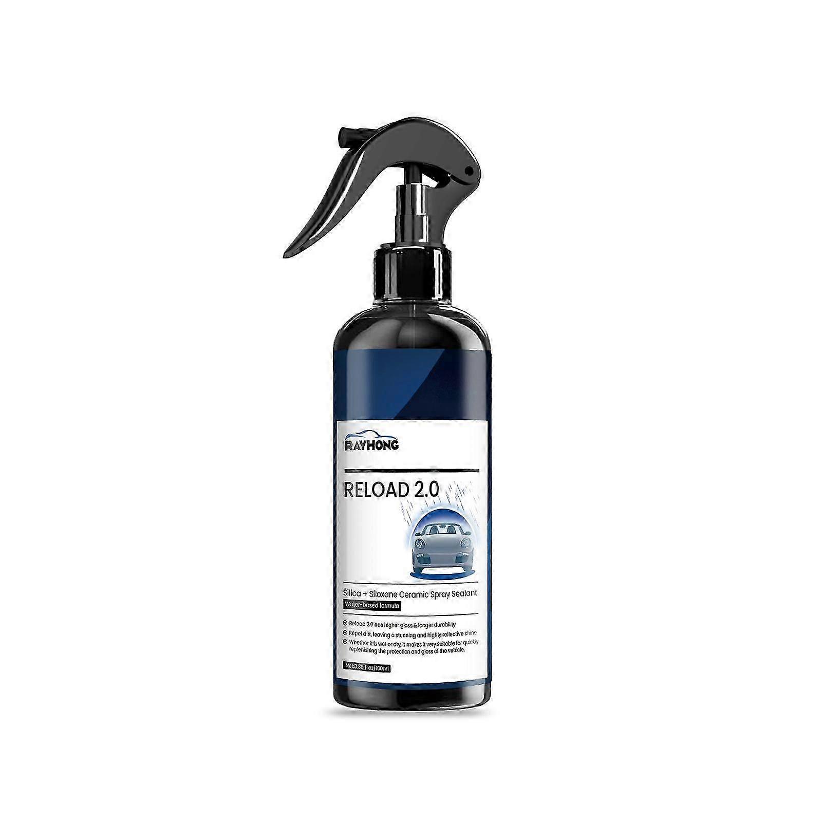 Silica + Siloxane Ceramic Spray Sealant for Gloss, Protection & Hydrophobicity