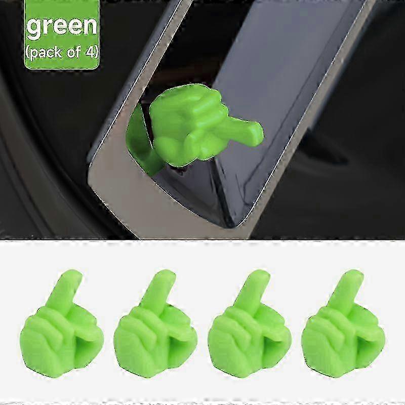 New Tire valve spoof car tire valve cap glow-in-the-dark valve core n tire decoration