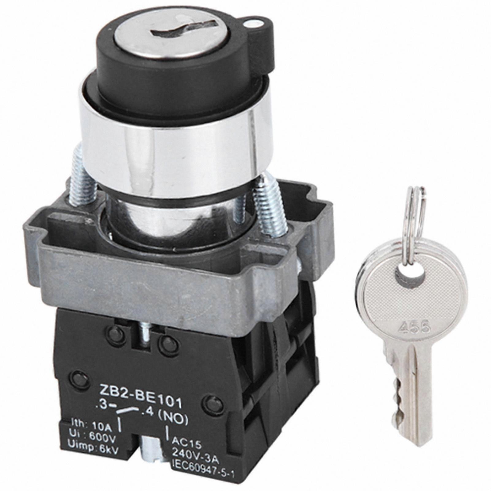 2-Position Key Lock Switch with Antioxidant Properties and Reliable Conductivity