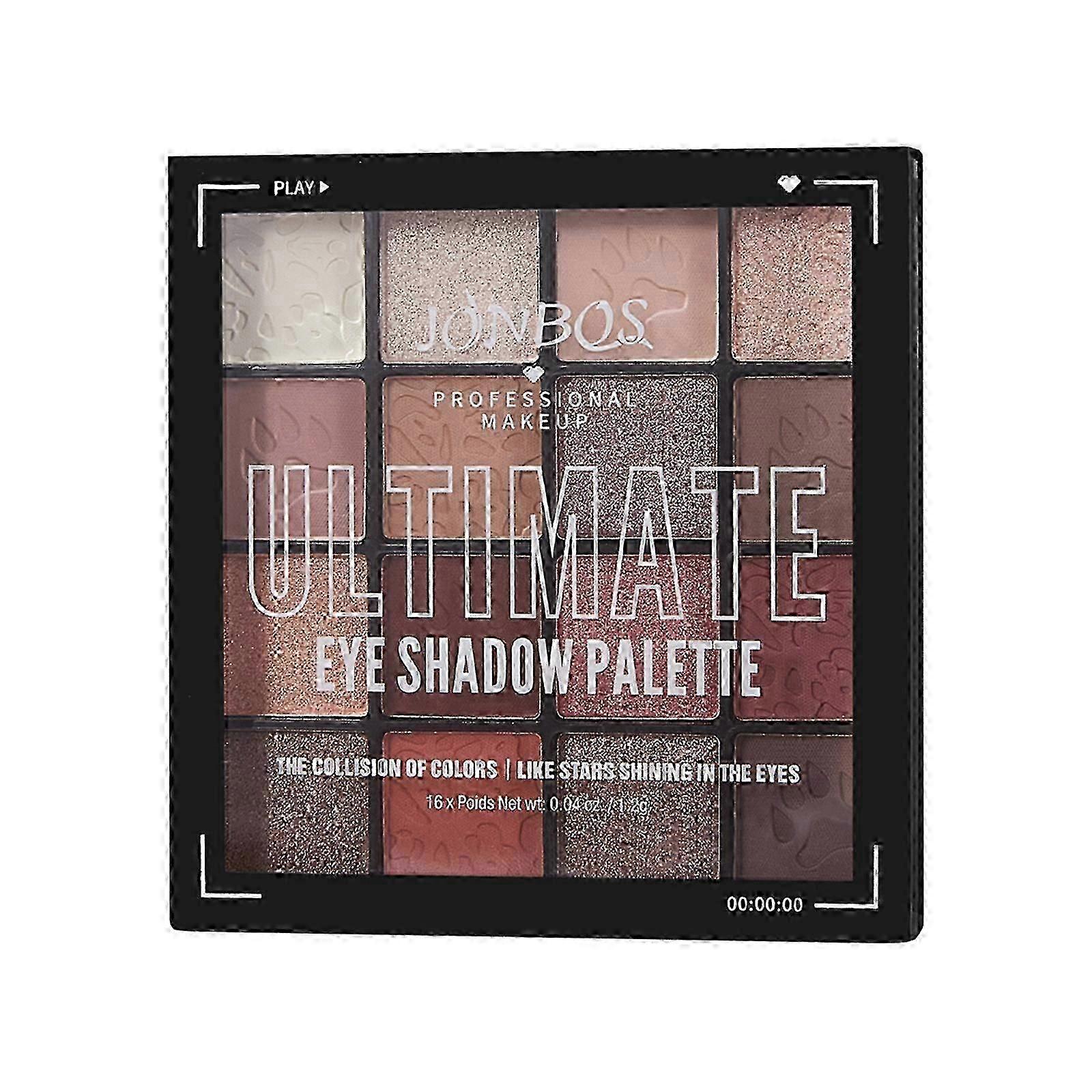 New model Colorful 16-color Eyeshadow Palette, Matte Pearlescent, Daily Earth Tones, Candy Colors