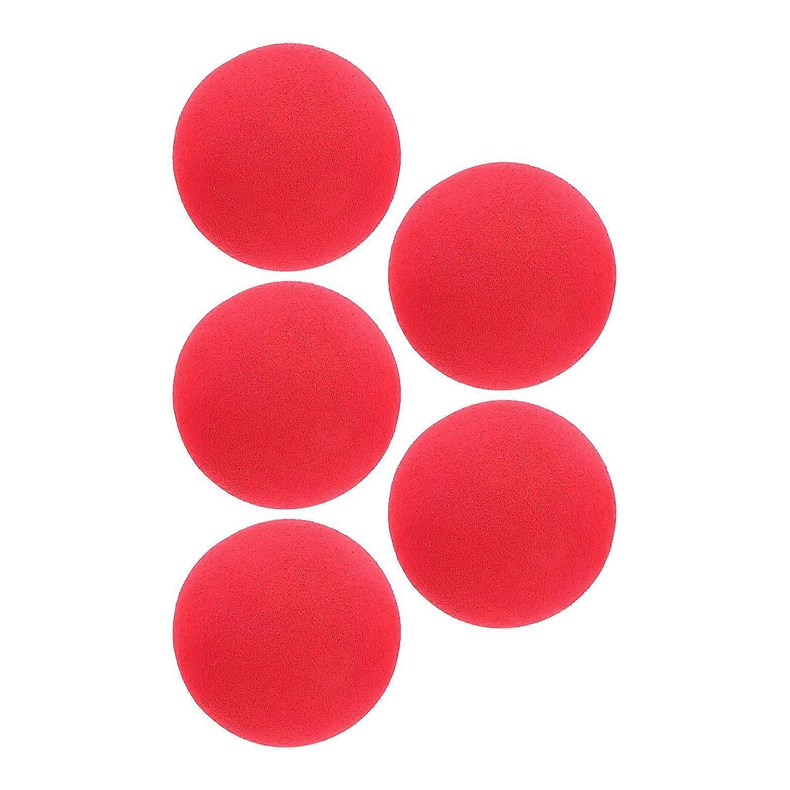 5pcs EVA Sponge Baseballs for Kids Entertainment Soft Baseballs for Elementary School Training Throwing Practice and Batting