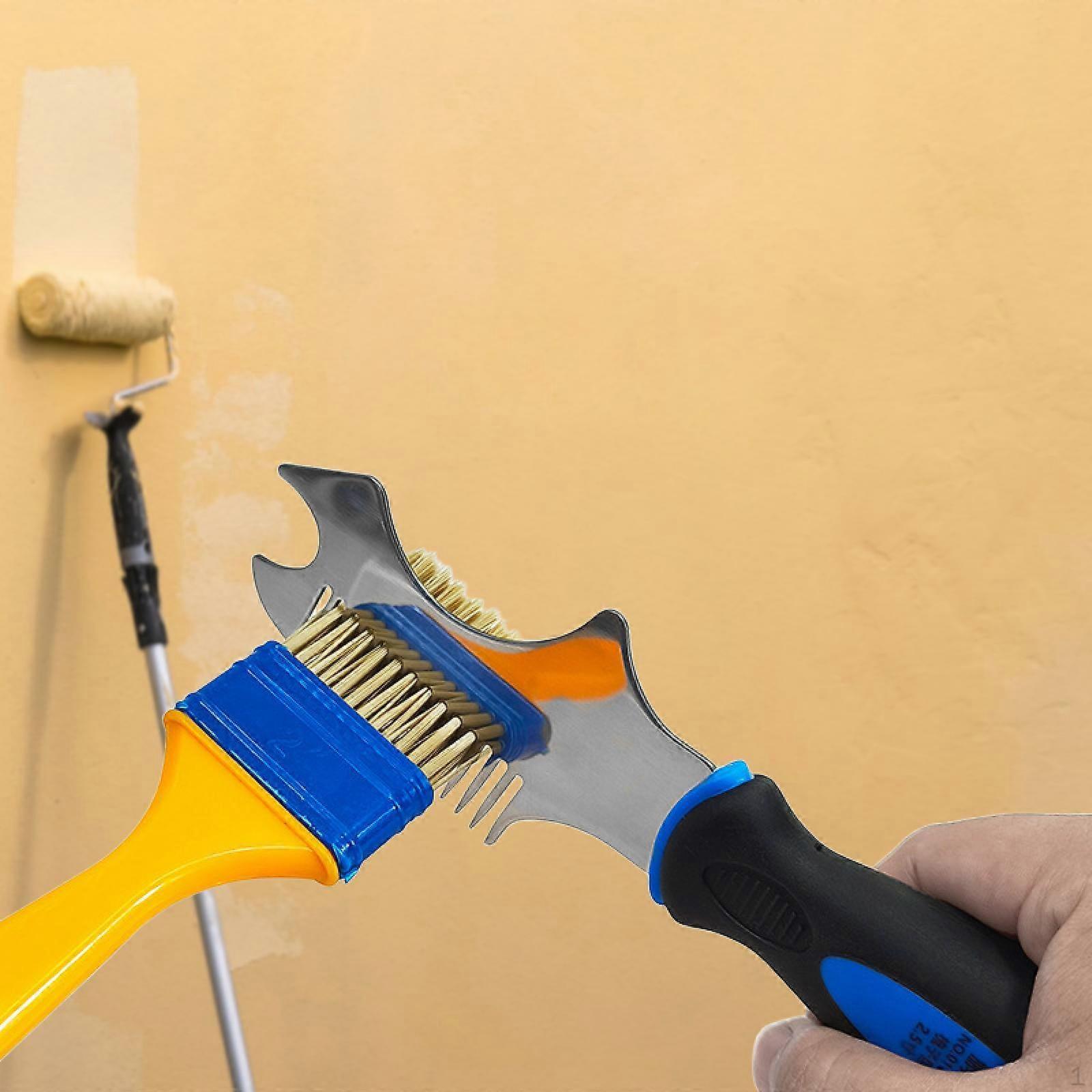 Paint Brush Comb Roller Cleaner Tool Efficient Cleaning Practical Non Slip Handle