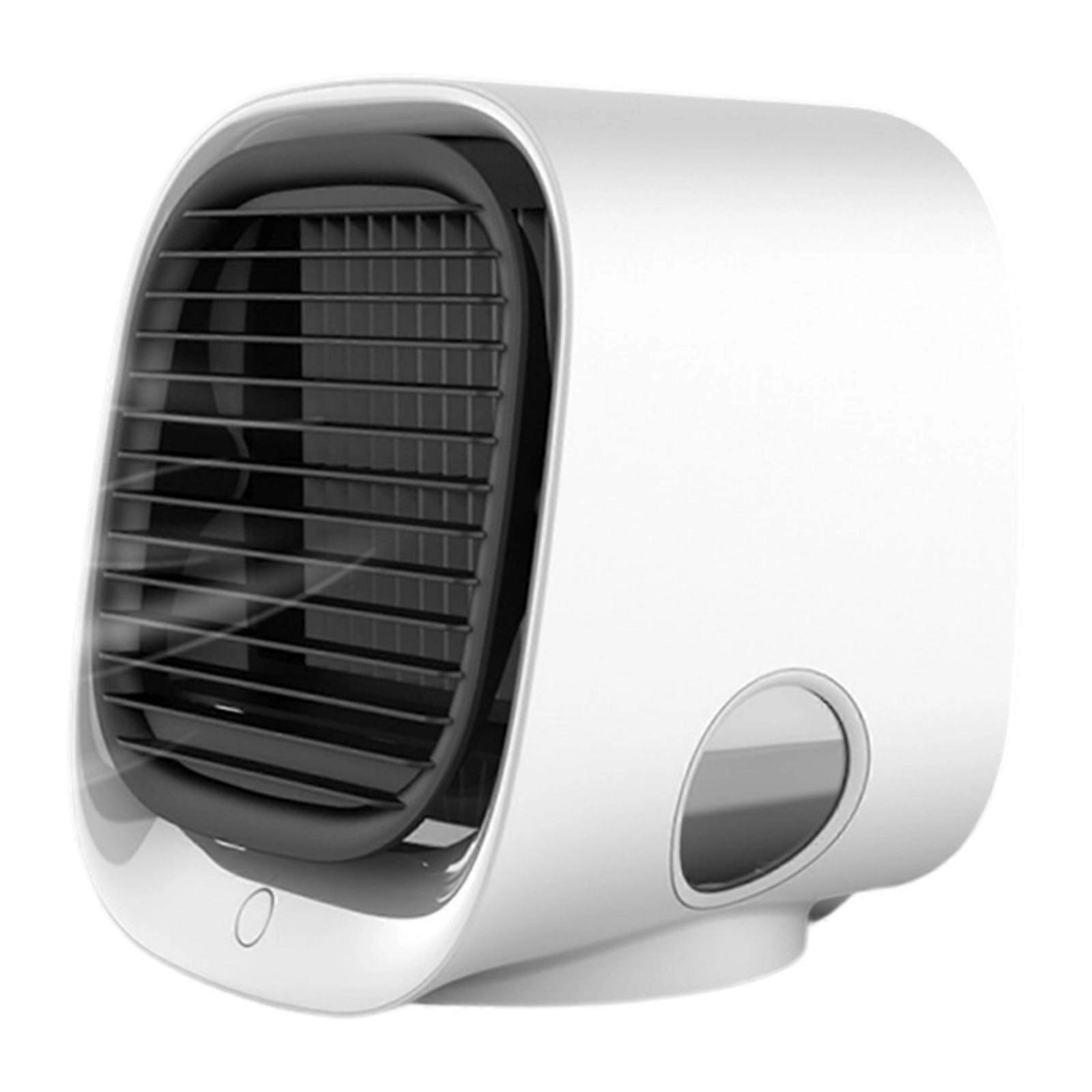 Water Cooling Fan Efficient Cooling Device Various Speed Air Conditioning ABS Texture Suitable for Bedroom and Study  White White White White White