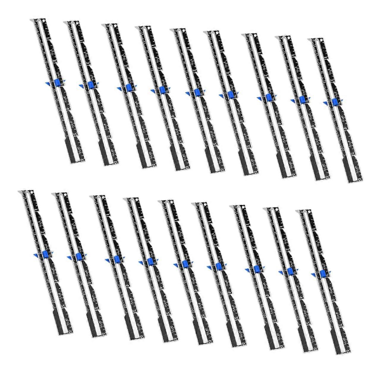 18 Pcs Sewing Gauge Ruler Set for Quilting, Knitting, Hemming and Craft Measurements