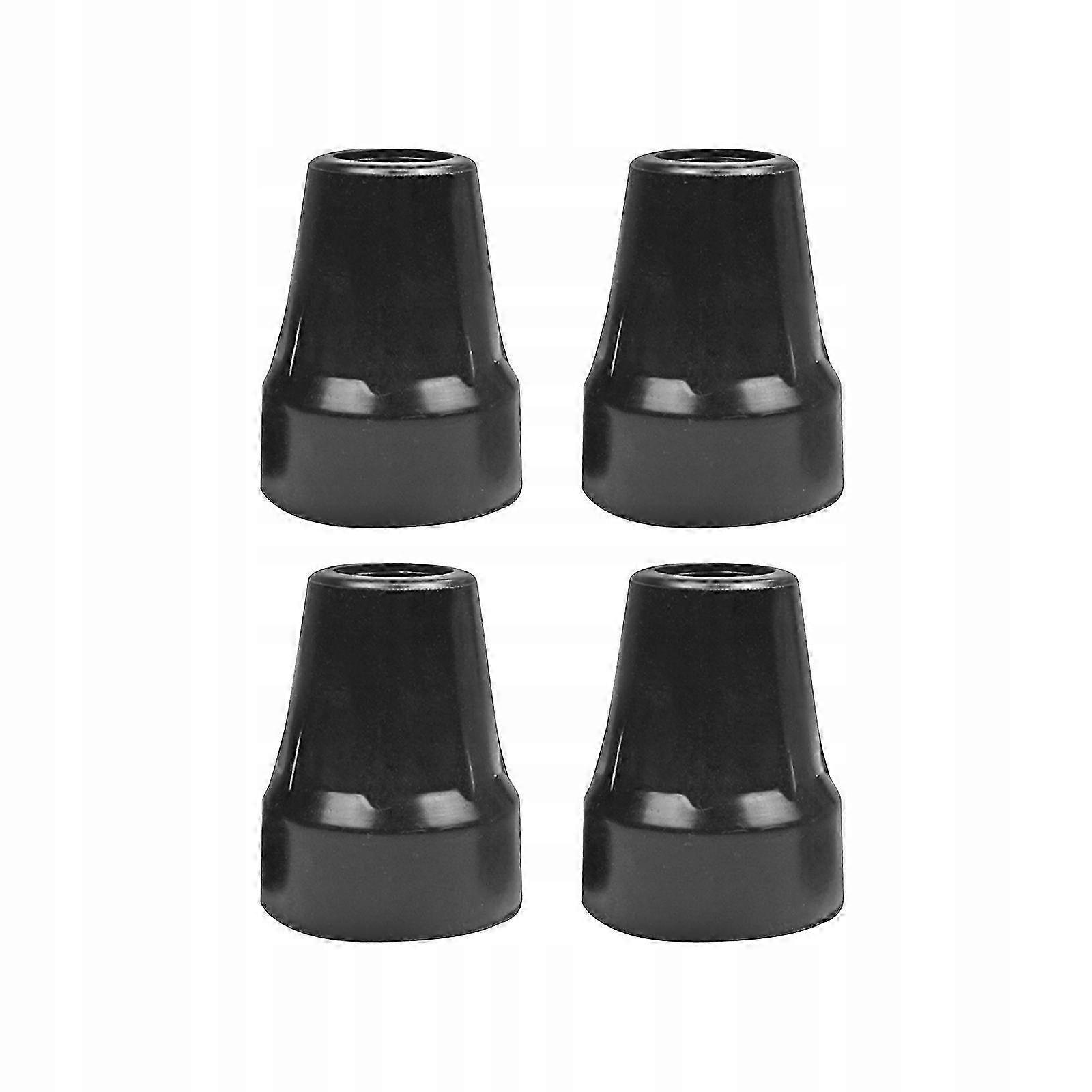 4pcs Ball Tips Rubber Cane Tips Black 22mm Hole