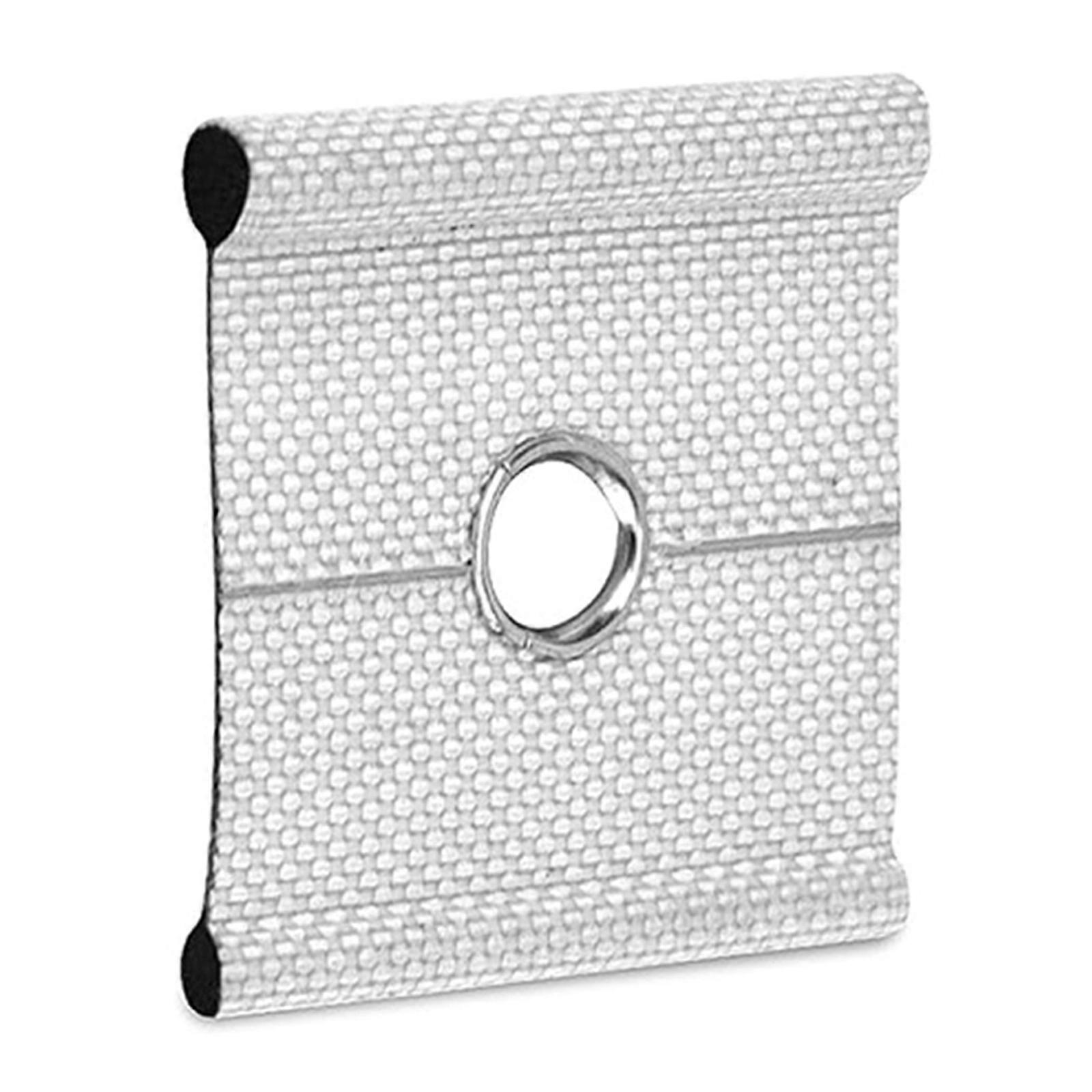 Interlocking Motorhome Shade Awning Grommet Fastener With Reinforced PVC Materials Suitable For Campers All Season Use  White