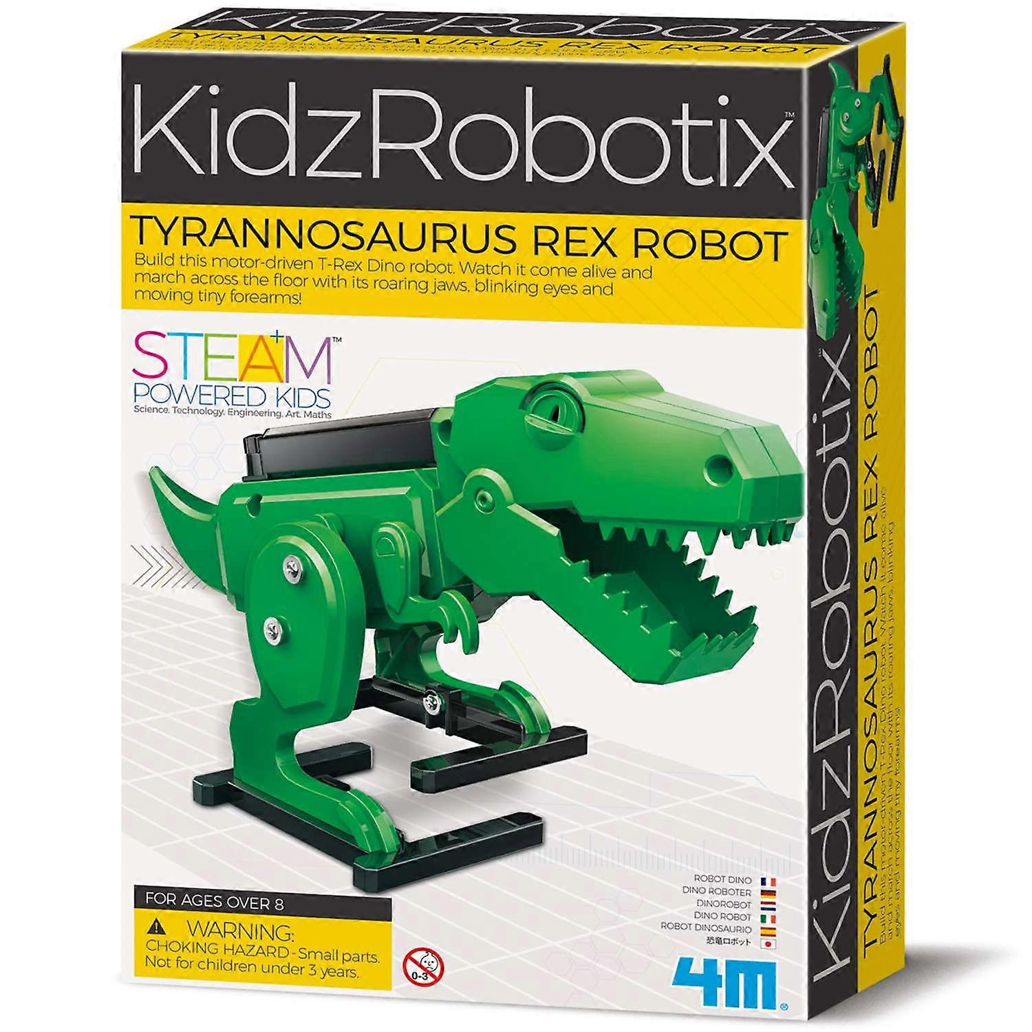 KidzRobotix - Tyrannosaurus Rex Robot Build your own T-Rex Dino Kids 8-14 years