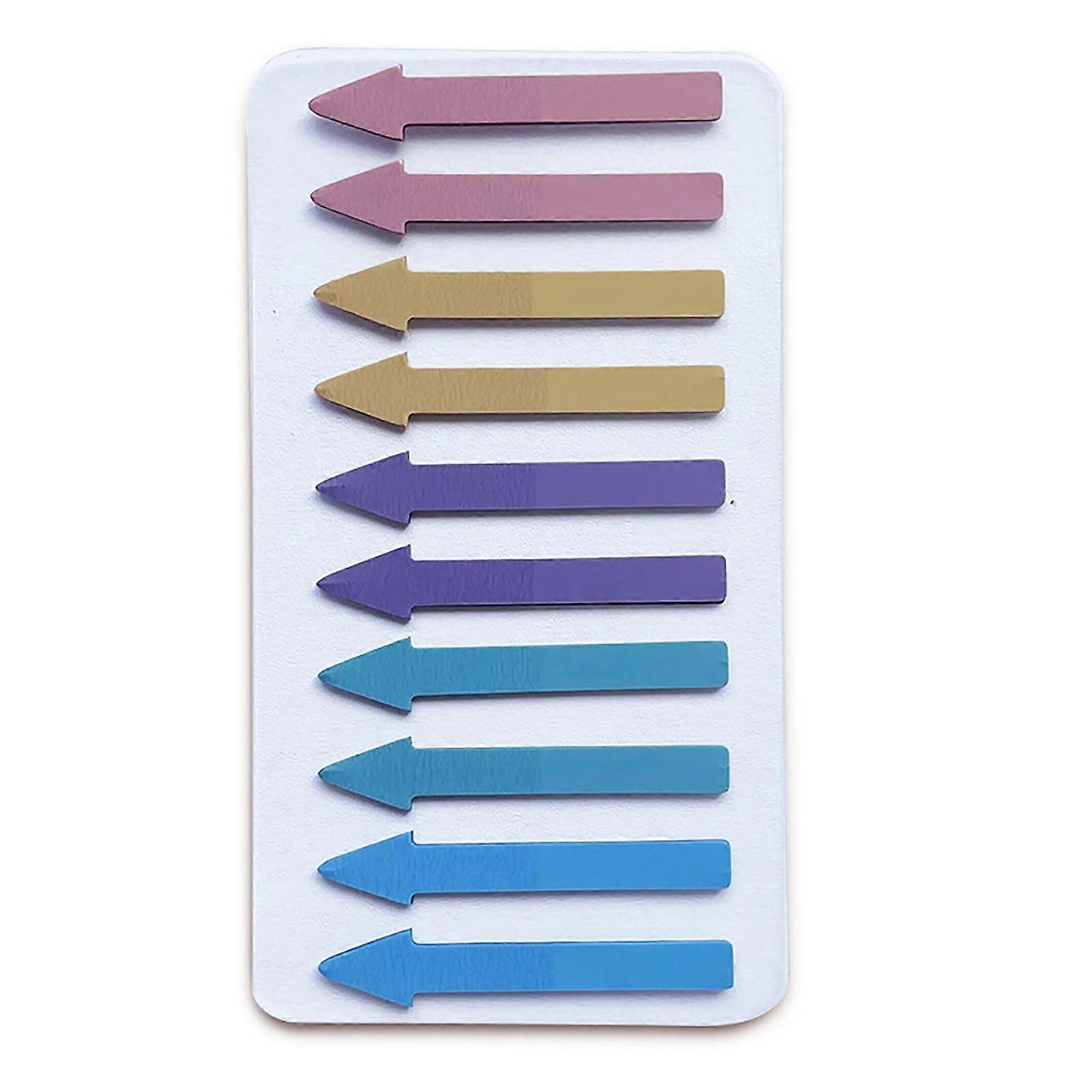 Kiplyki PET Arrowss Pieces Sticky Index Tabs Page Markers Arrow Flags Sticker Colored Page Notes Writable Labels for Bookmarks