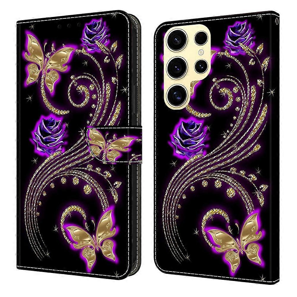 Compatible For Samsung Galaxy S26 Ultra Case 3D Pattern PU Leather Wallet Phone Cover with Stand