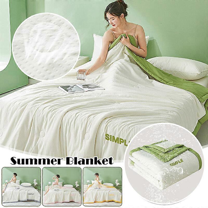Summer Breathabe Cooler Ice Blanket for Sleeping Double Side Cold Effect Blanket