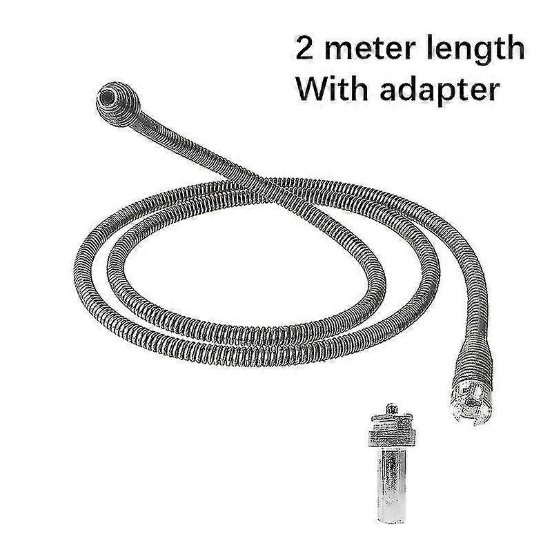 2m Drain Dredging Spring Sink Cleaner Sewer Drain Tool Kitchen Dredging