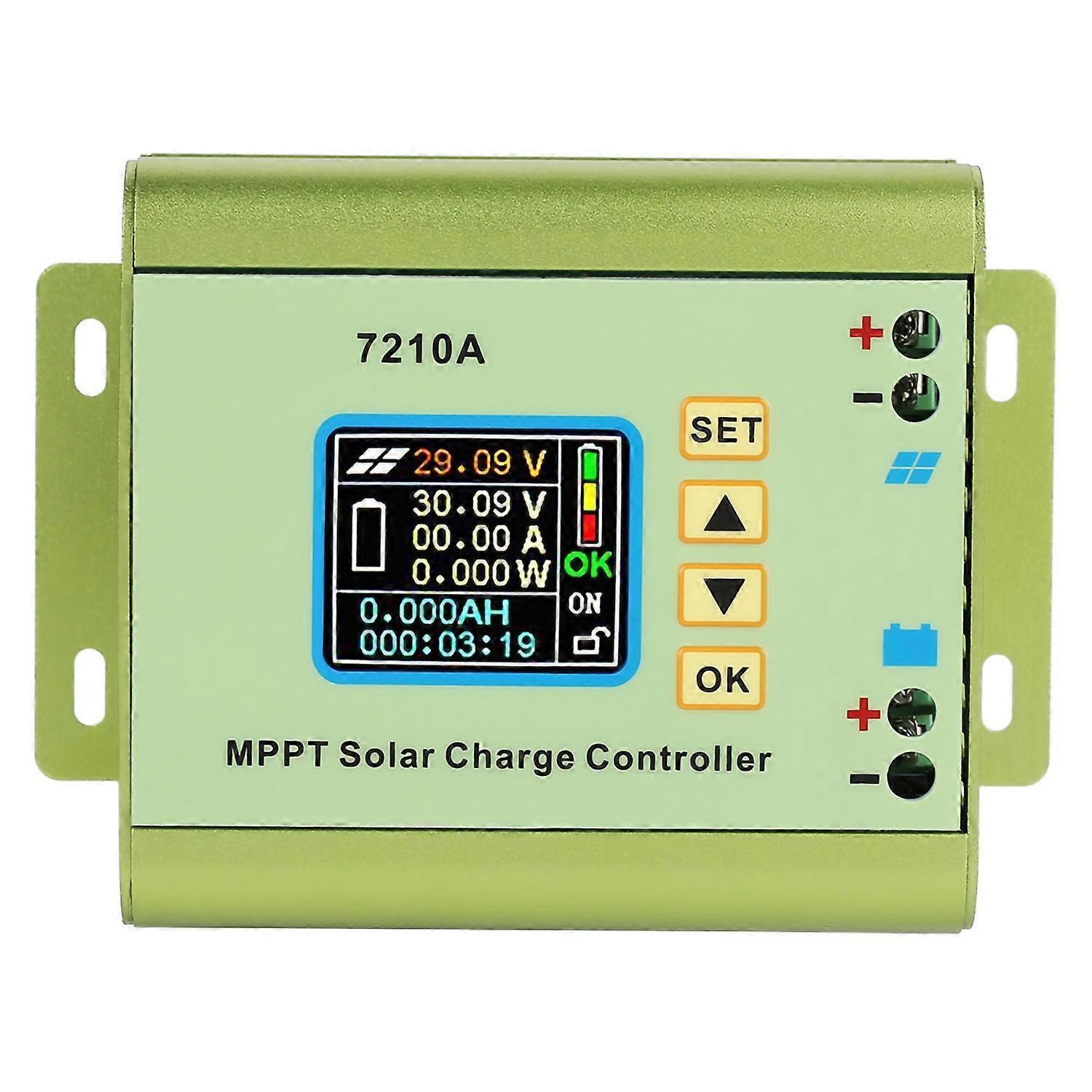 Aluminum Alloy LCD Display MPPT Solar Panel Charge Controller for Lithium Battery