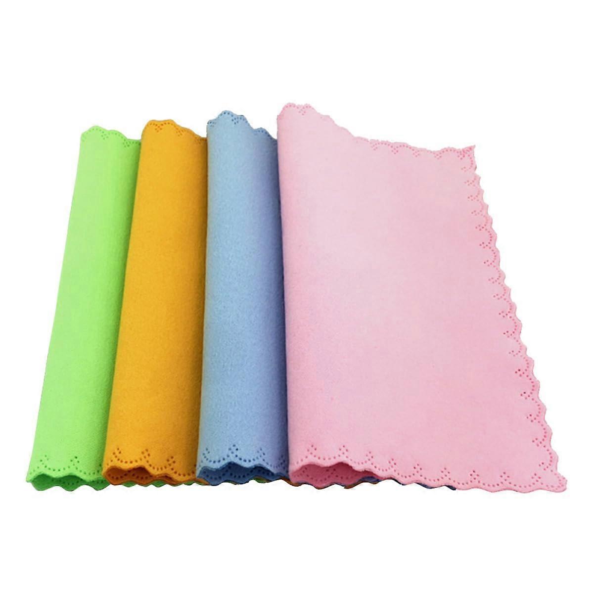 Eyeglass Cleaning Cloths Set of 10 Lint Soft Reusable 15x18cm for Glasses Camera Lens Phone