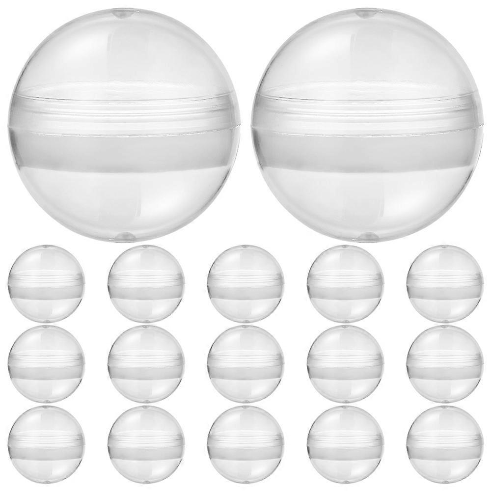 Clear Vending Machine Round Balls 35mm For Collectors Display Items Storage 100Pcs