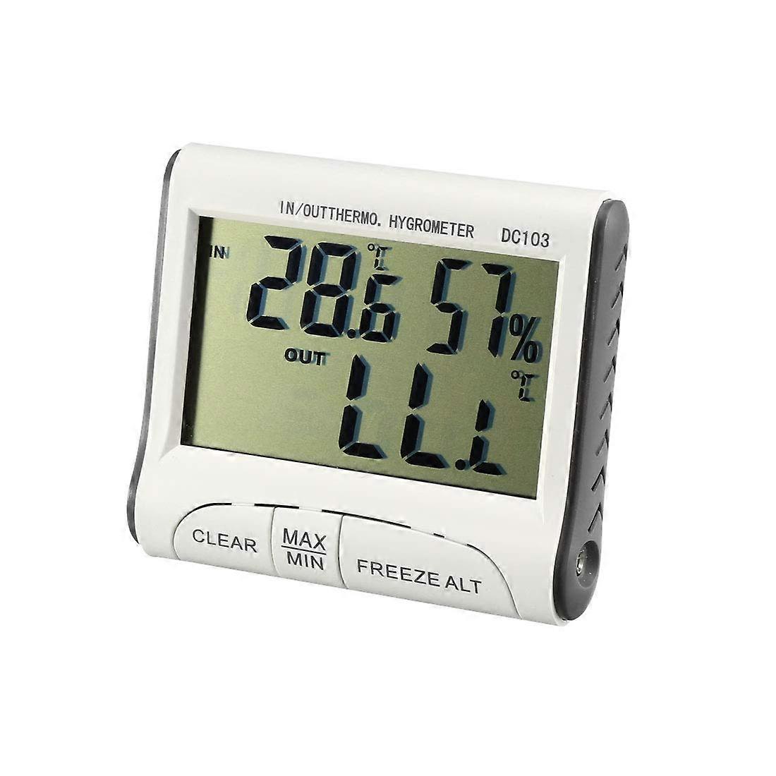 Digital Hygrometer Indoor Thermometer with Temperature Humidity Gauge for Home Office