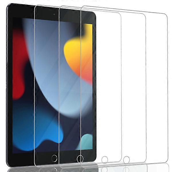 3-Pack compatible with Apple compatible with Ipad (10.2) 9th Gen Screen Protector - Tempered Glass 9H - Super Quality 3D