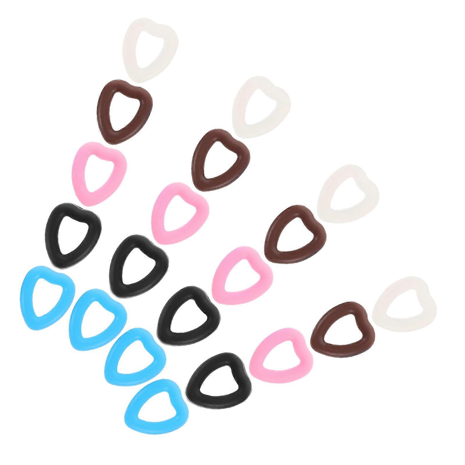 Secure Fit Glasses Ear Hooks Multi Color Portable For Running 10 Pairs