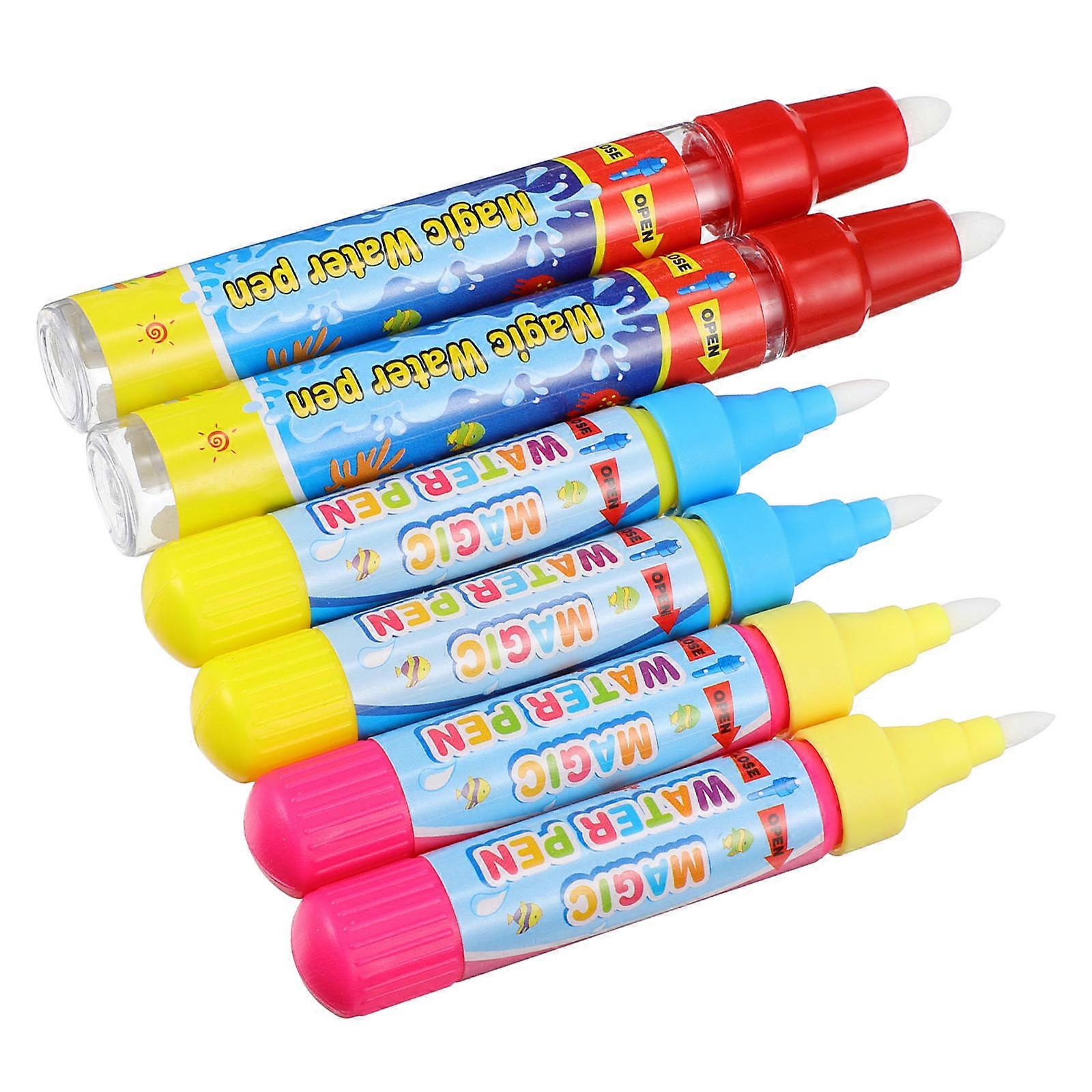 HEALLILY 6pcs Pens Water Drawing Replacement Pens for Doodle Mat