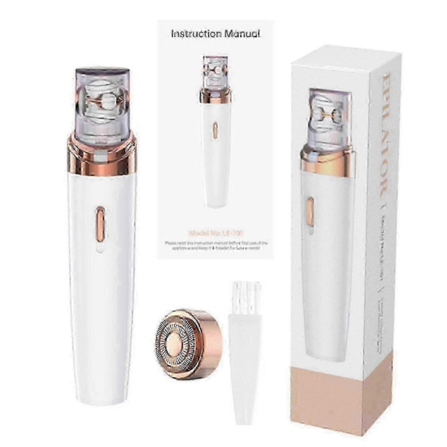 Epilator pentru epilarea feței și corpului pentru femei, utilizare umedă și uscată