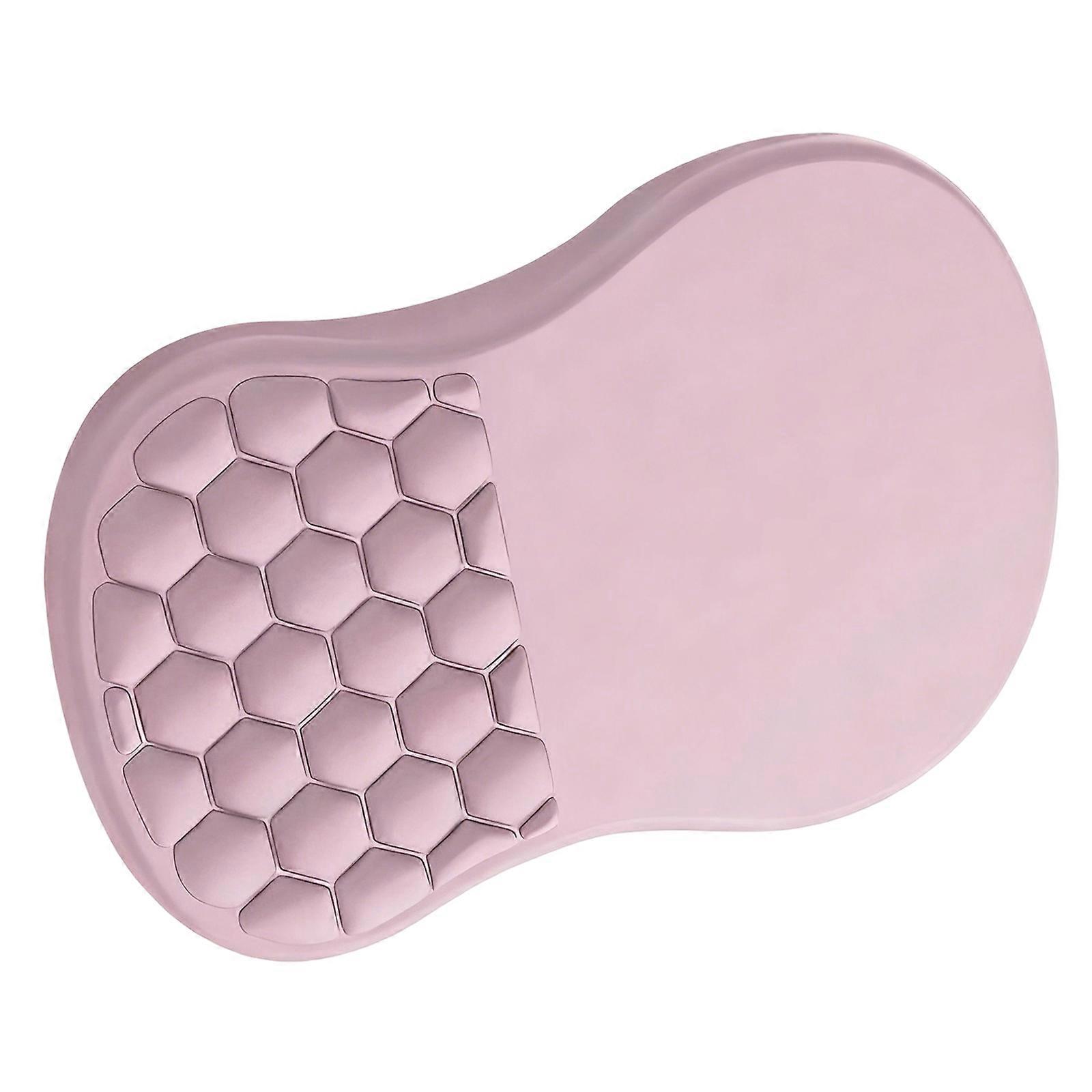 High Elastics Memory Foams Computer Mouse Pad Providing Wrist Relief Natural Alignment AntiSlip Base Massage Points Reduce Fatigue Office Home Use 