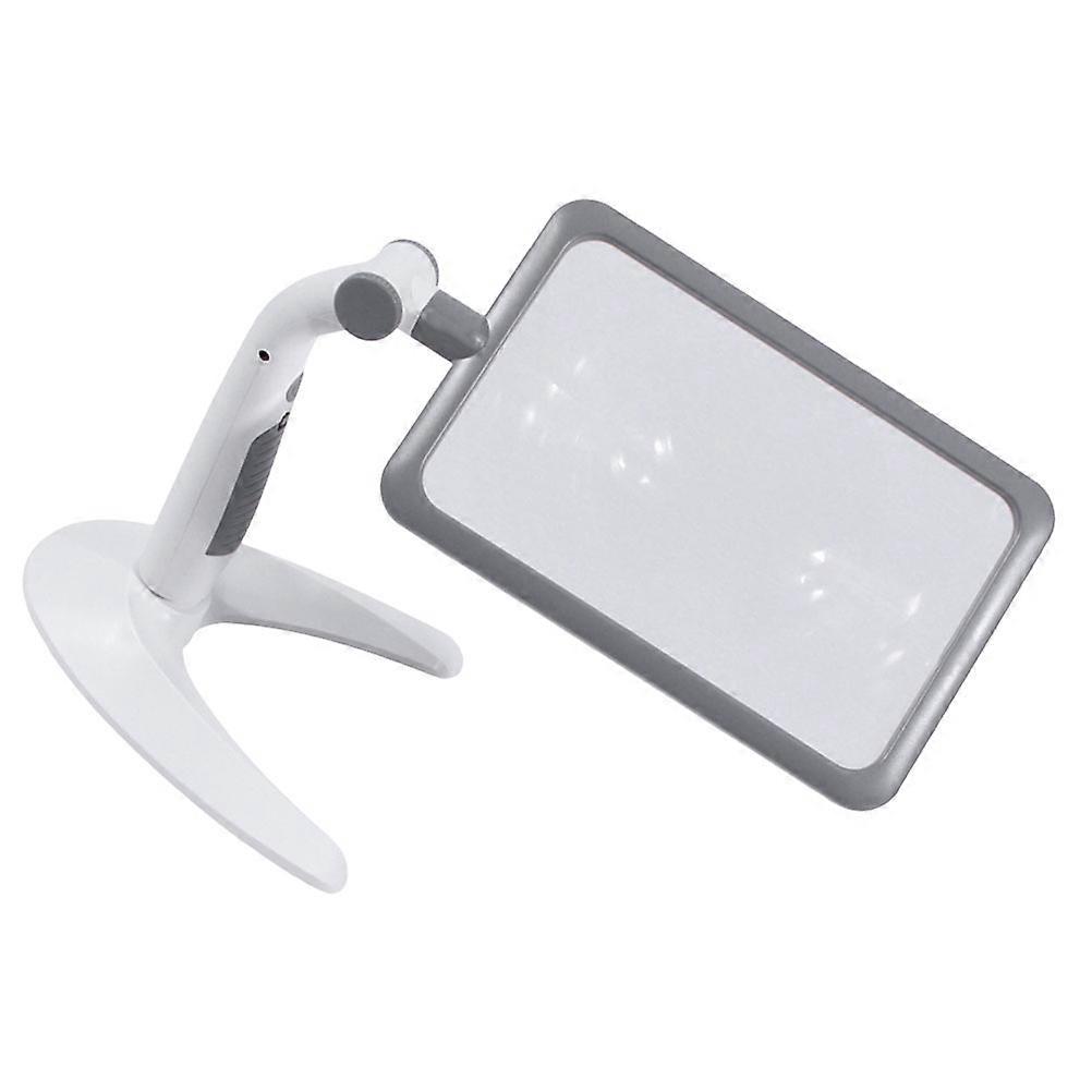 LED Magnifier Desktop Magnifier for Seniors with Adjustable Reading Light