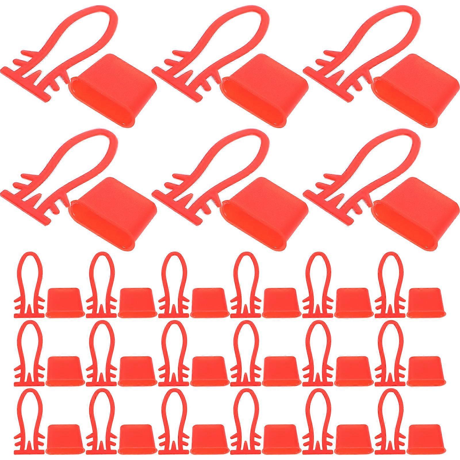 Mesh Bag Clasps Plastic Hooks for Egg and Vegetable Storage 200Pcs