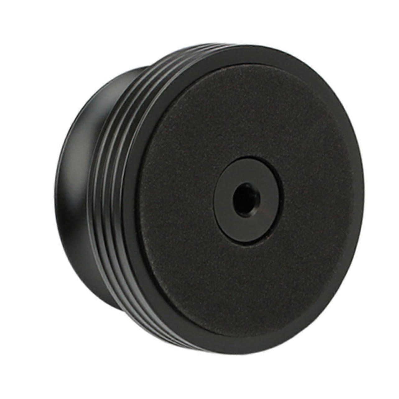 Vinyl Record Weight Clamp Stabilizer With OneButton Balance Adjustment For Turntables, Black Finish, Disc Stabilizer