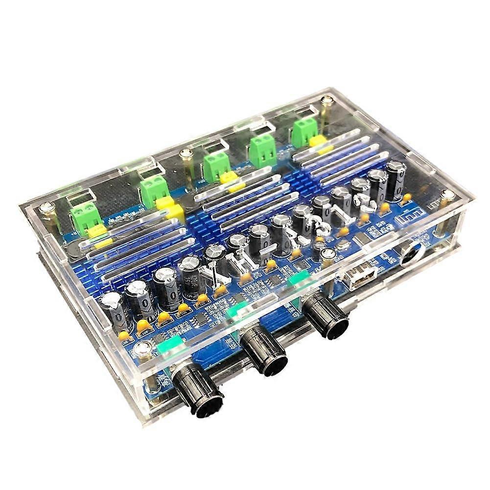 Bluetooth Amplifier Board Bluetooth 5.0 4Channel Digital Power Amp Dual Subwoofer