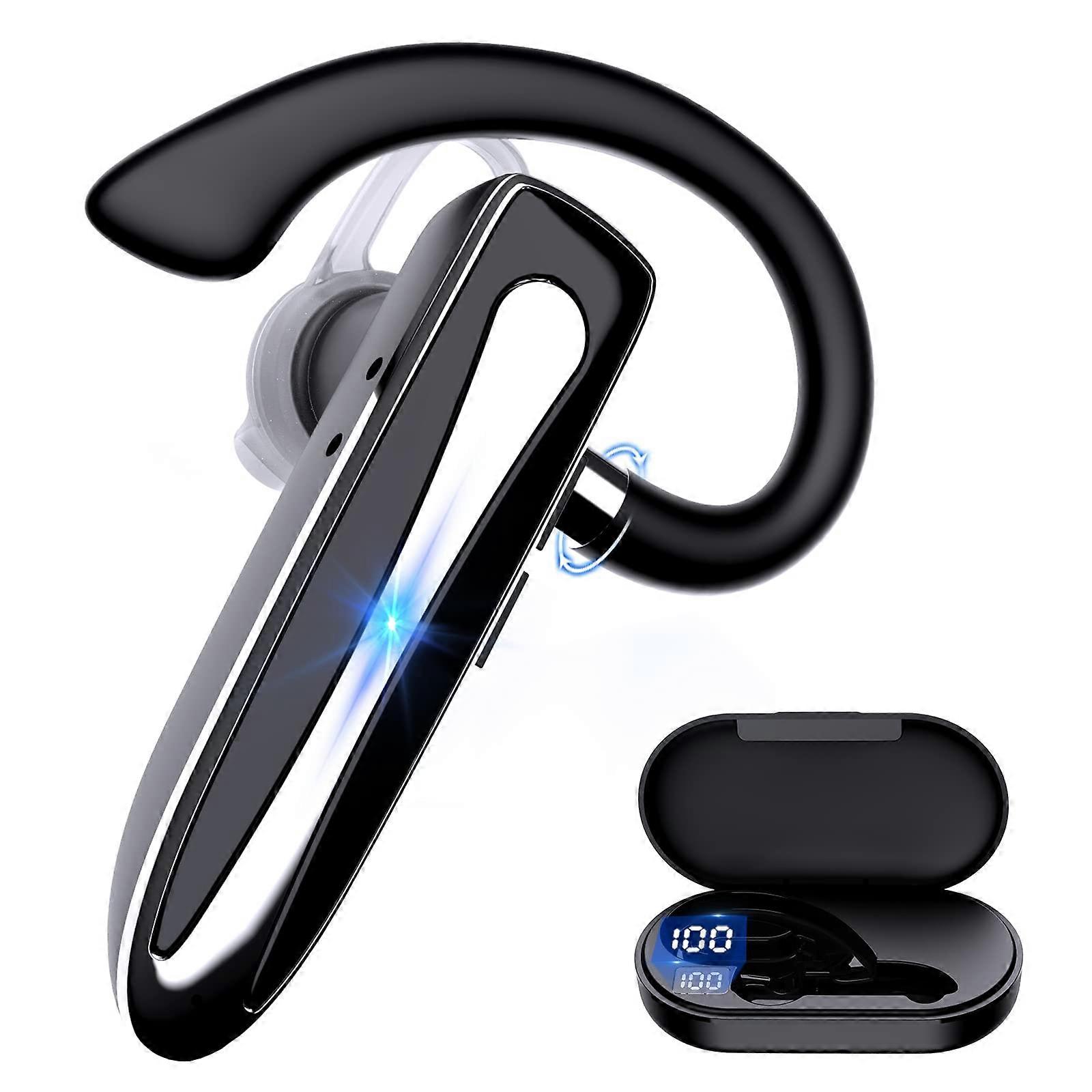 Bluetooth Headset With Microphone, Hands Wireless InEar Headset For Android And iPhone, LED Charging Box
