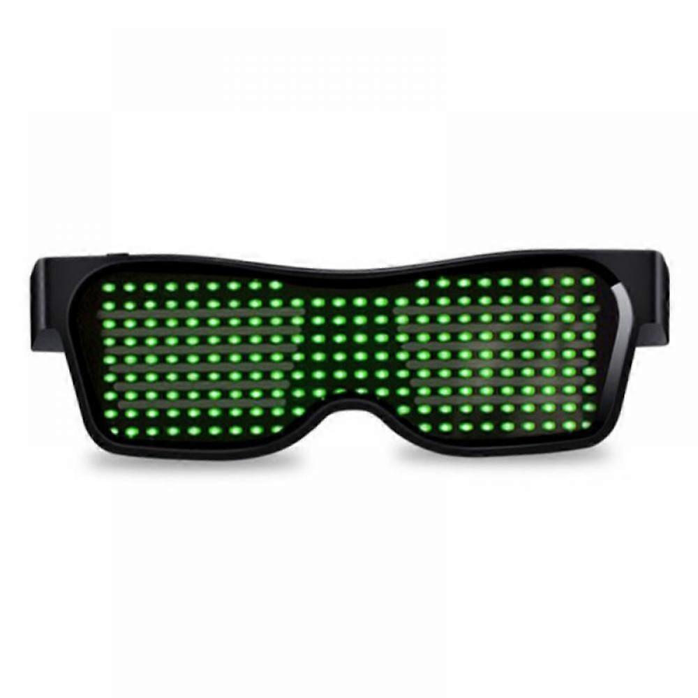 Magic Bluetooth Party Glasses Led by APP Control USB Charging Glasses DIY Application Control
