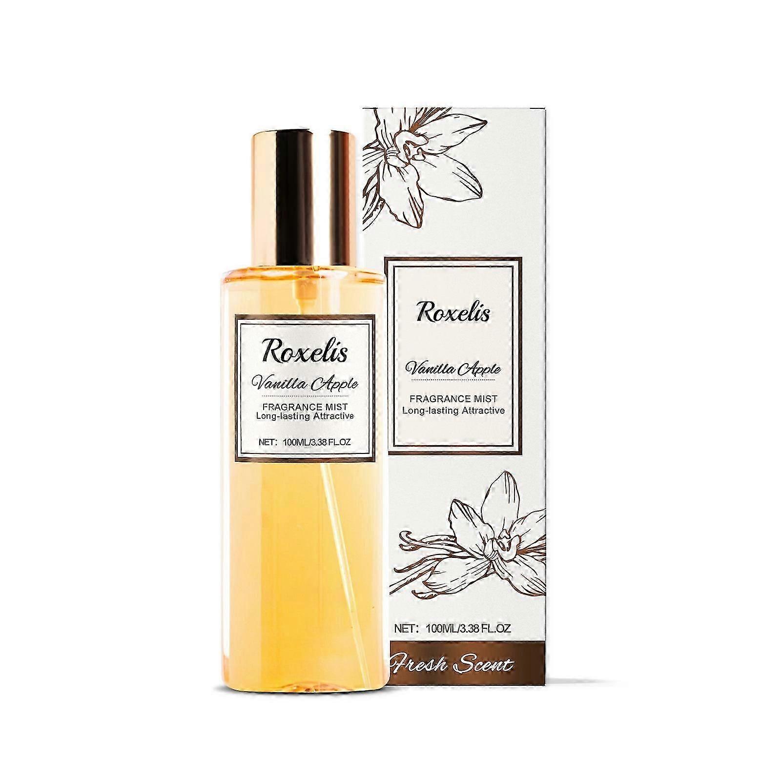 Vanilla Apple Body Spray - Long-Lasting Romantic Fragrance with Fresh & Elegant Scent, 100ml - Enhance Personal Charm & All-Day Freshness