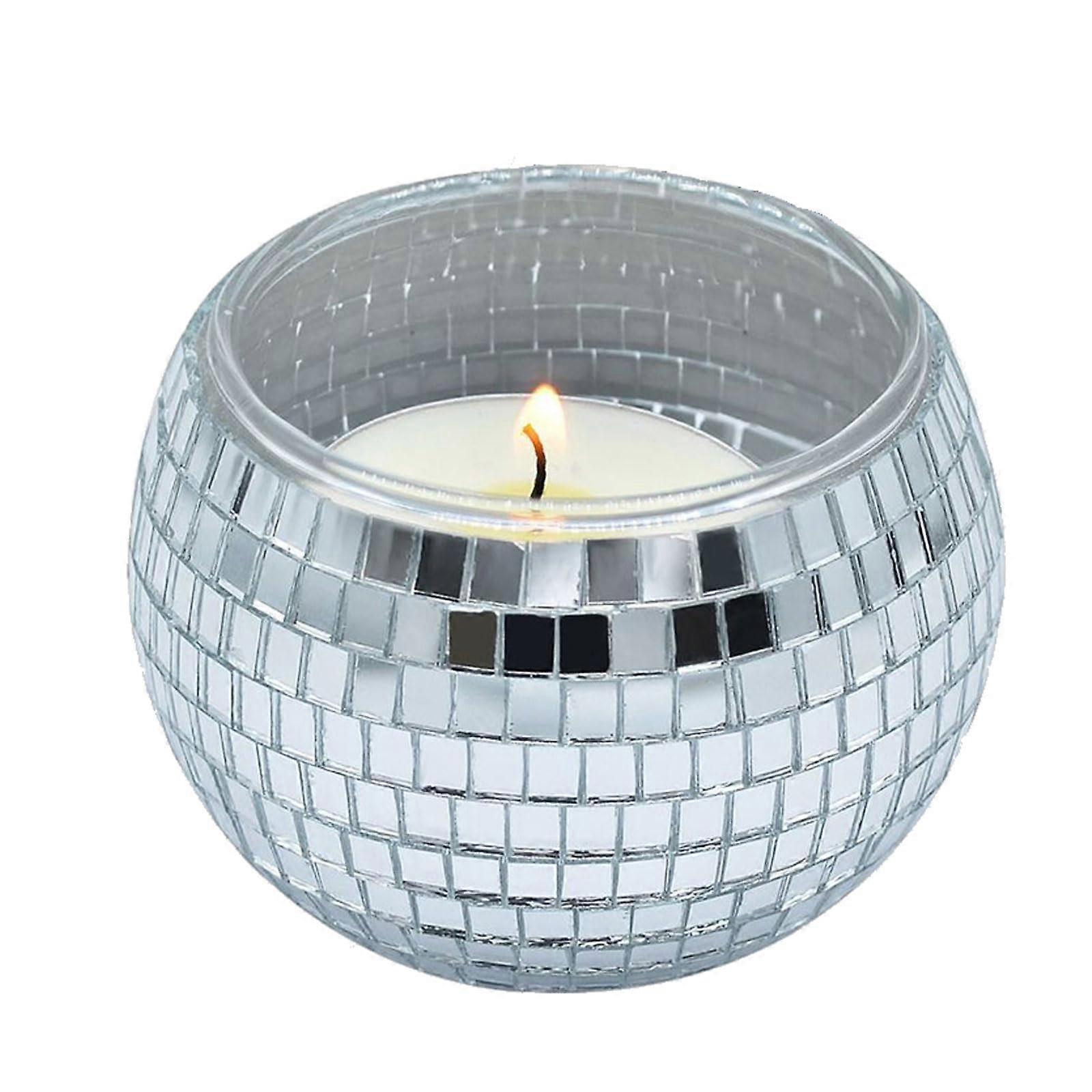 Acrylic Jar with Mirrored Finish Elegant Table Centerpiece Durable Decorative Storage Jar