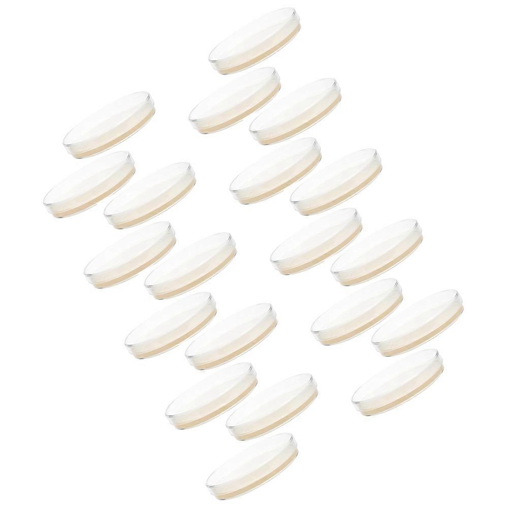 Laboratory Agar Plates Petri Dishes for Experiment with 100Pcs Prepoured