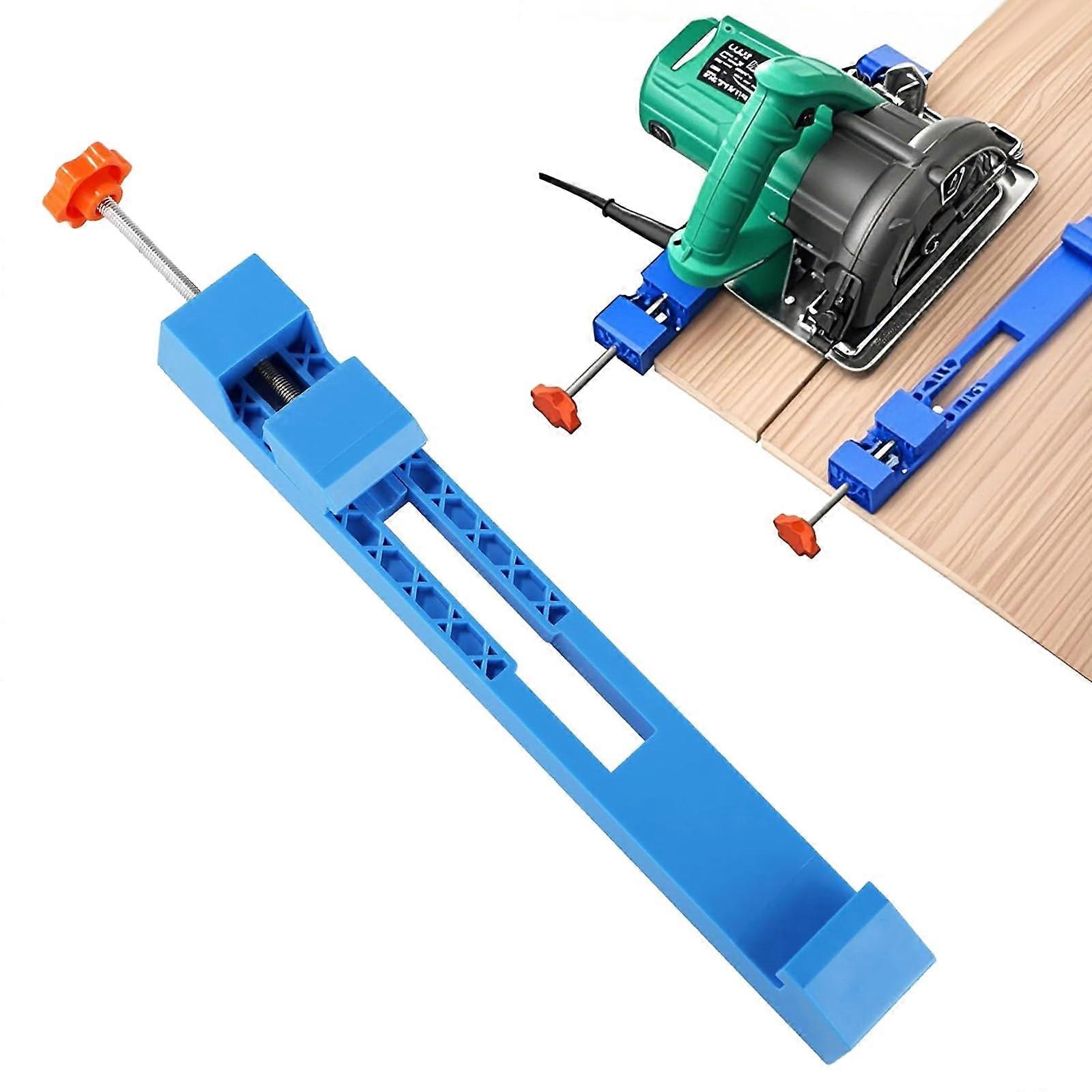 Adjustable Circular Saw Guide Rail with Clamp for Precision Wood and Tile Cutting