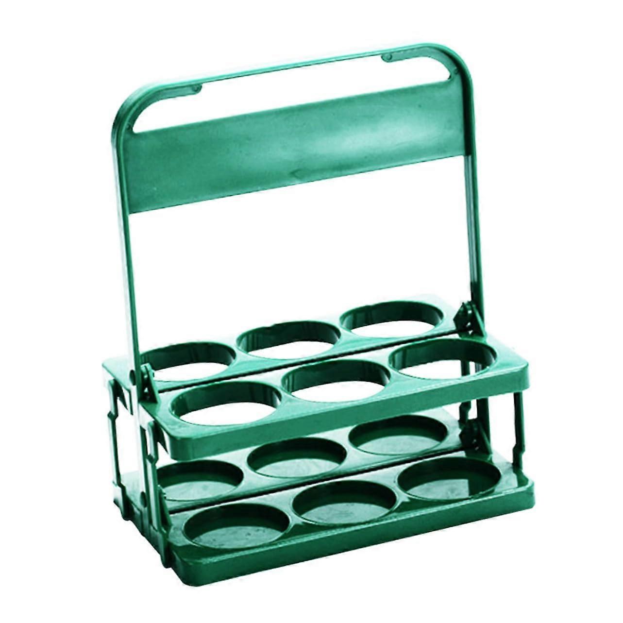 Foldable Wine Bottle Rack and Beer Holder with Secure Storage for Home Bar Kitchen and Events