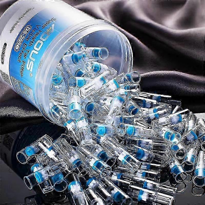 Filter Cleaning Smoking Reduce Filtration Cigarette Disposable Tar 100/200x