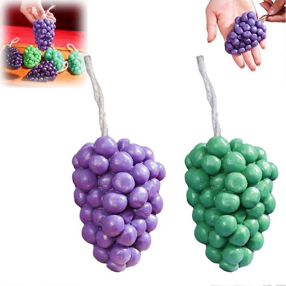 Handmade Grape Cluster Soap Set with Refreshing Fragrance and Gentle Skin Cleansing