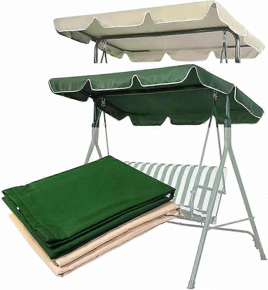 Waterproof Swing Chair Canopy Replacement for 23 Seats, Durable Oxford Fabric, Adjustable Straps