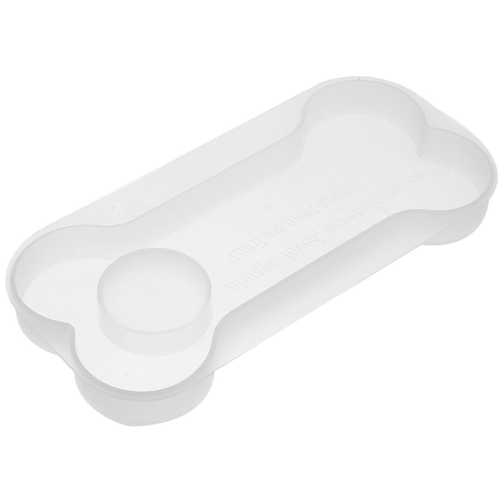 Dog Frame Mold Bone Shape Mold for Memorial Use Purple Silicone