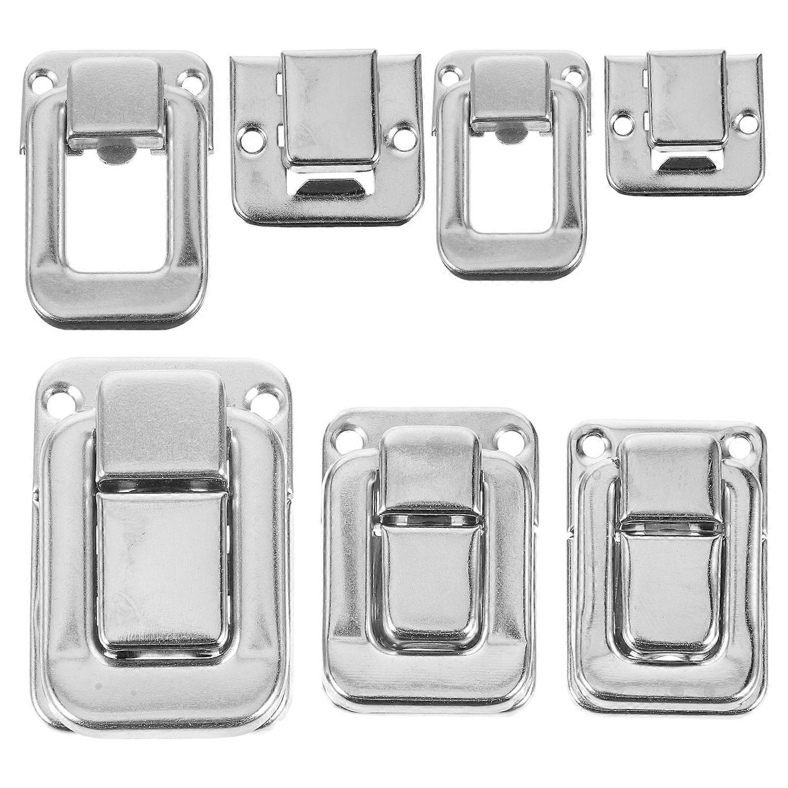 Vintage Decorative Latch Hasp Box Clasp Latch Artisans Simple Installation 6Pcs