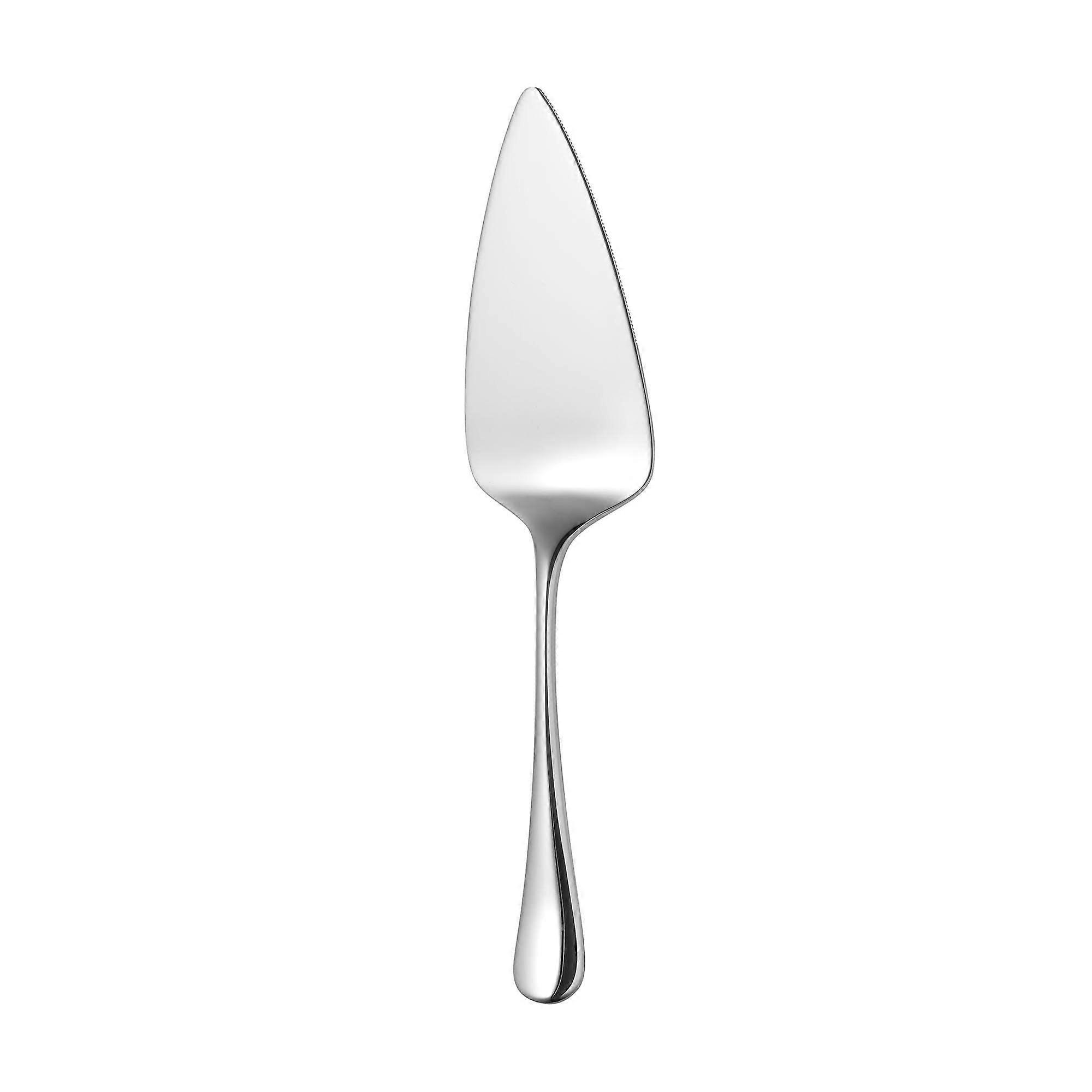 Bright Stainless Steel Pie Server with Timeless British Design, Dishwasher Safe