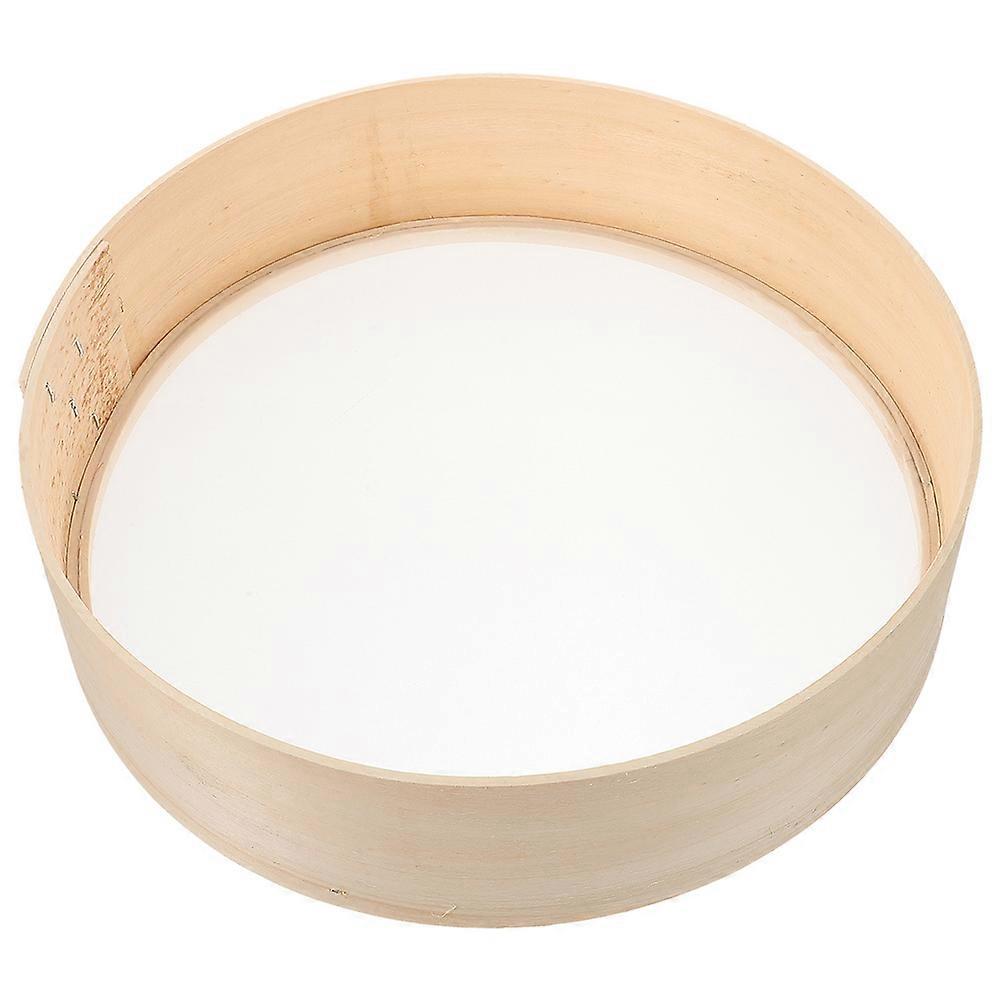 Fine Mesh Flour Sifter Wooden Baking Straining Tool for Kitchen