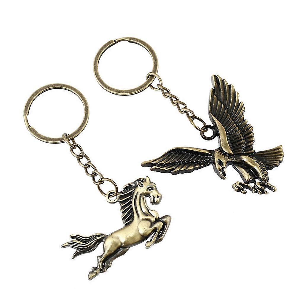 Alloy Keychain Creative Graduation Keyring for Key Use 4Pcs Pack