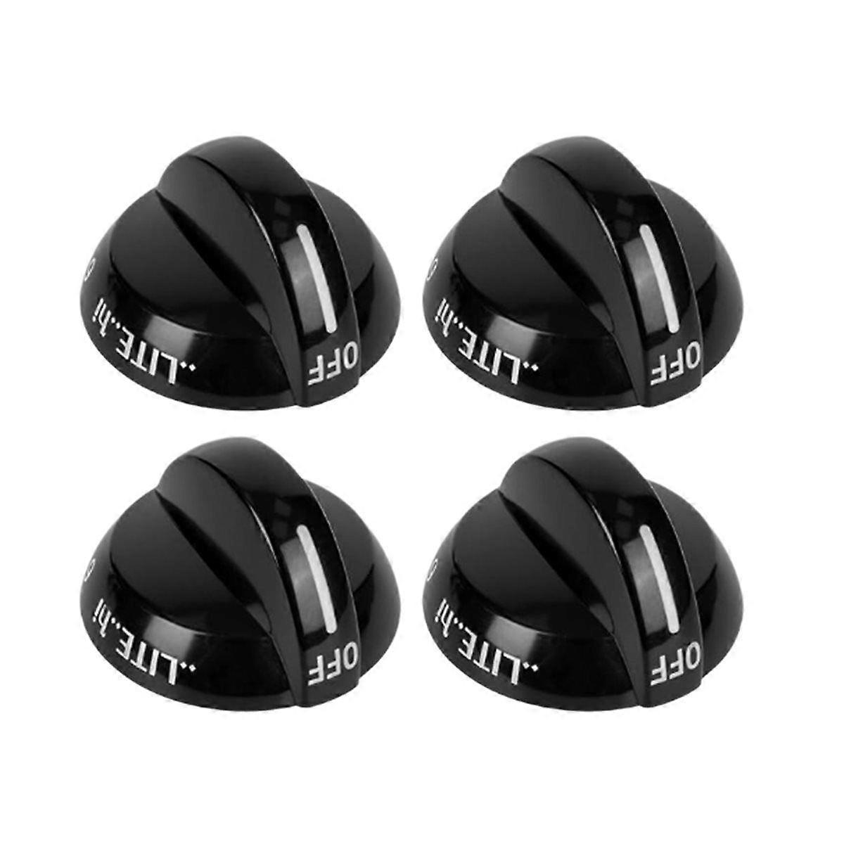 4 Pack 316220002 Range Burner Knob Replacement for Ranges Stove Knobs