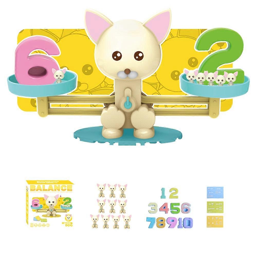 Children Balance Scale Table Game Number Math Educational Toy for Early Learning